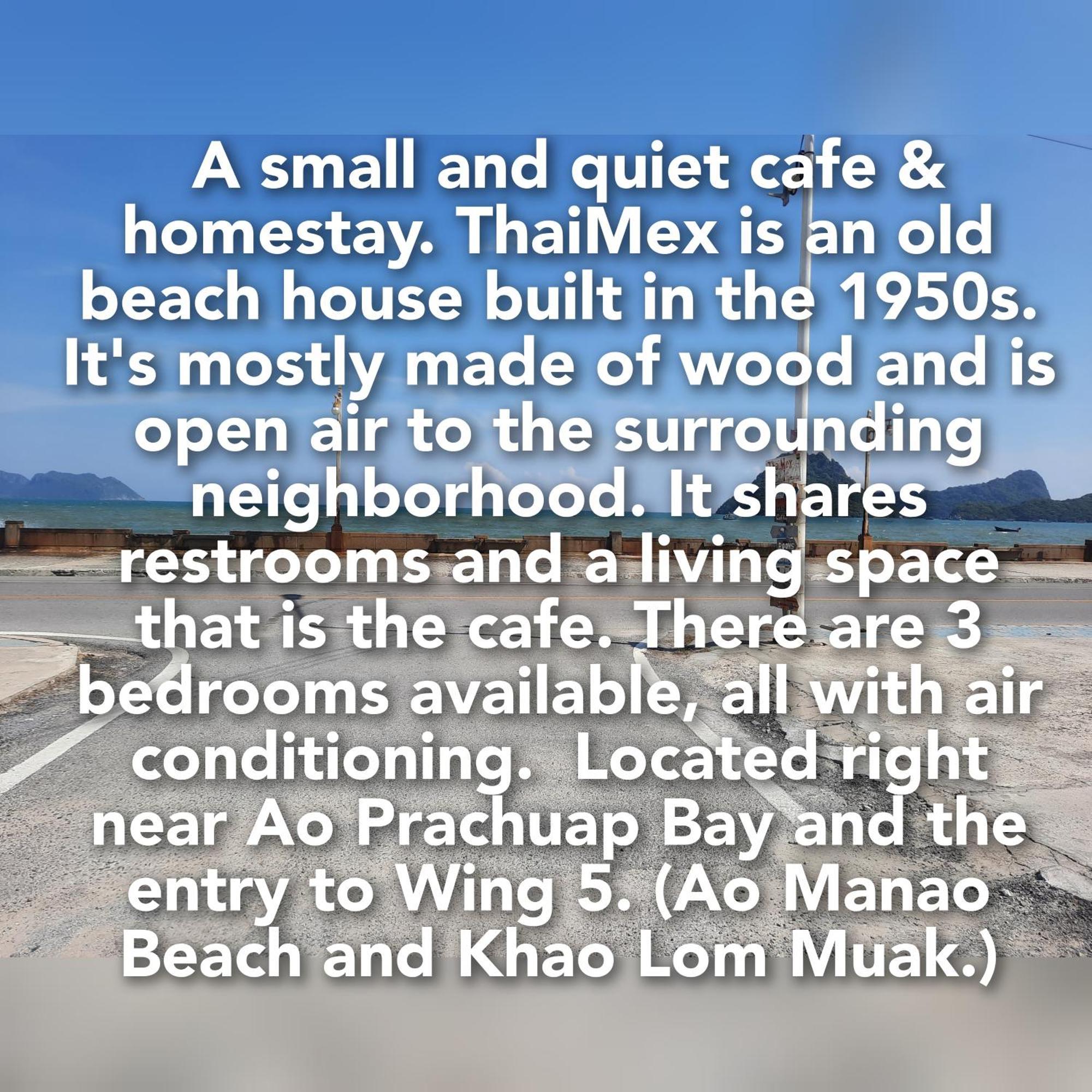 Thaimex Cafe & Homestay Backpackers- Adults Only Prachuap Khiri Khan Extérieur photo